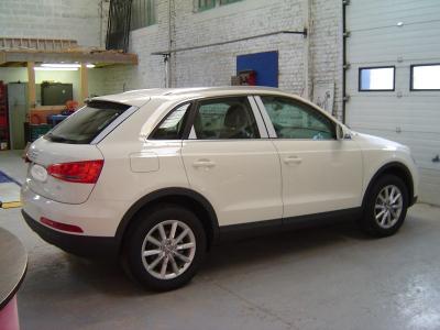 transformation Audi Q3 en auto-école