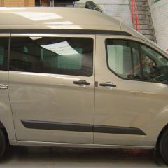 Ford Transit Custom: transport d'une personne en fauteuil roulant